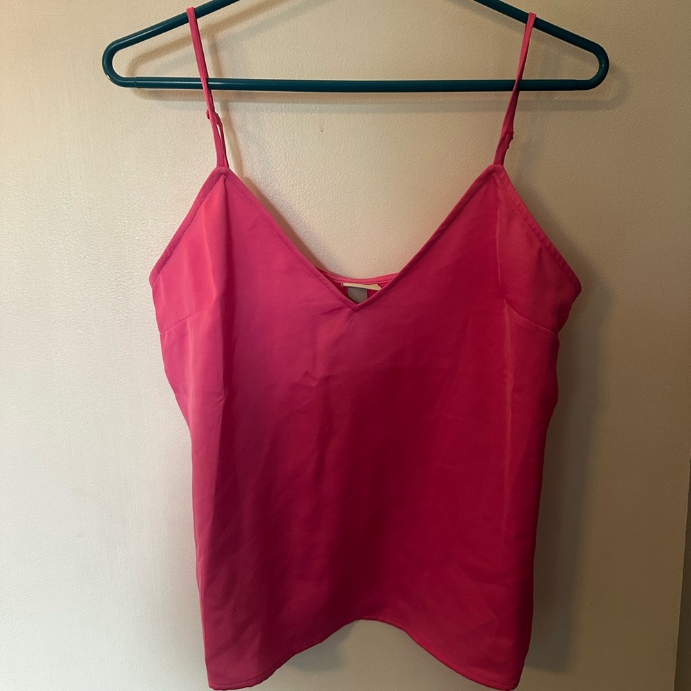 NWT a new day Hot Pink Spaghetti Strap V-Neck Camisole